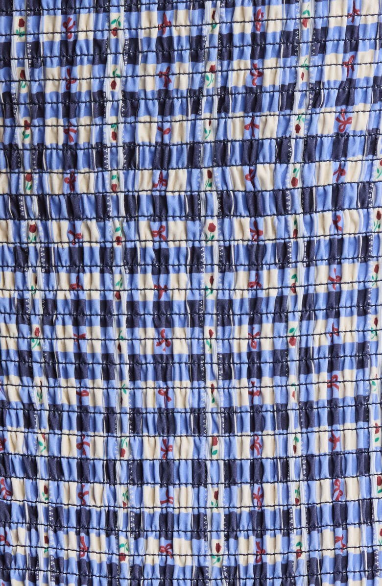 Damson Madder Betty Smocked One-Piece Swimsuit, Alternate, color, 