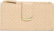 MUNDI SMALL LEATHER GOODS Lottie Woven Wallet
