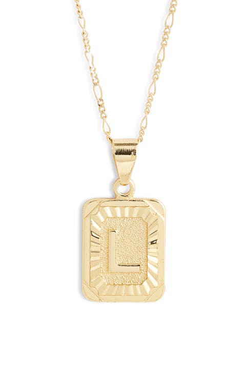 Initial Pendant Necklace