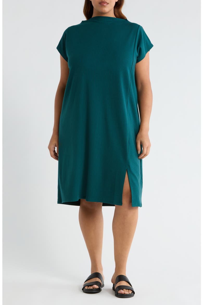 Funnel Neck Maxi Dress, Main, color, KELP