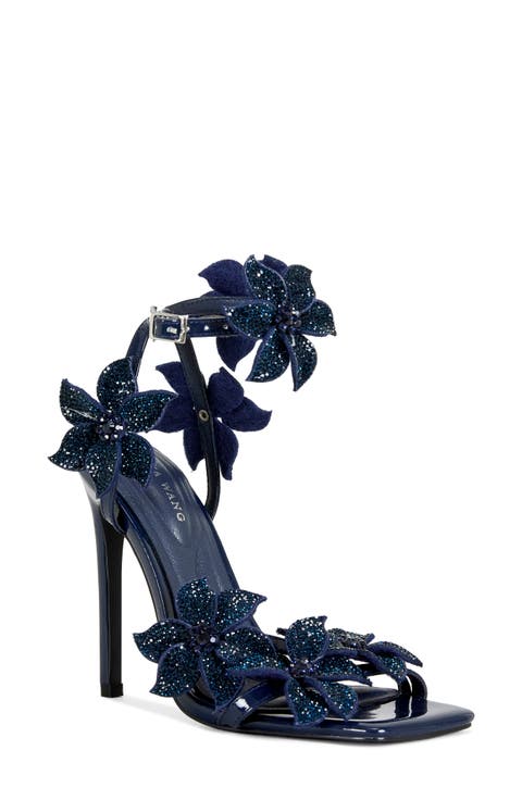 Romi Floral Ankle Strap Sandal (Women)