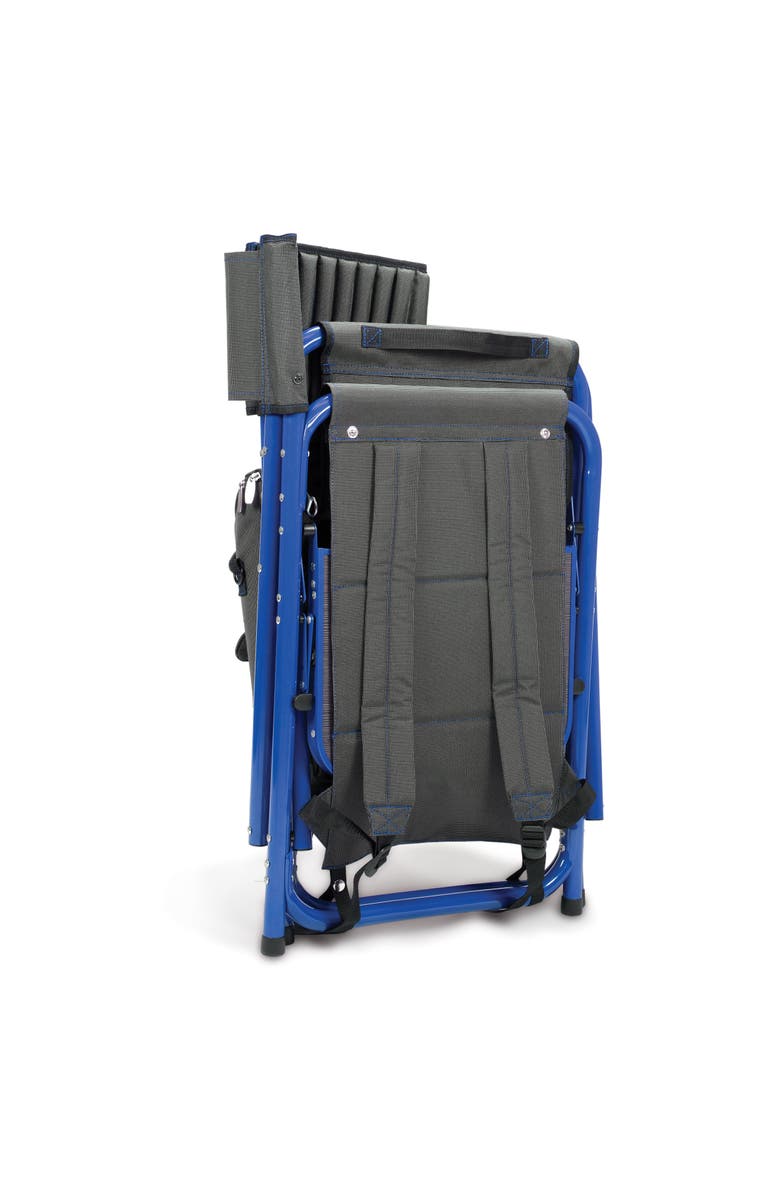 Oniva Fusion Camping Chair, Alternate, color, Dark Gray With Blue Accents