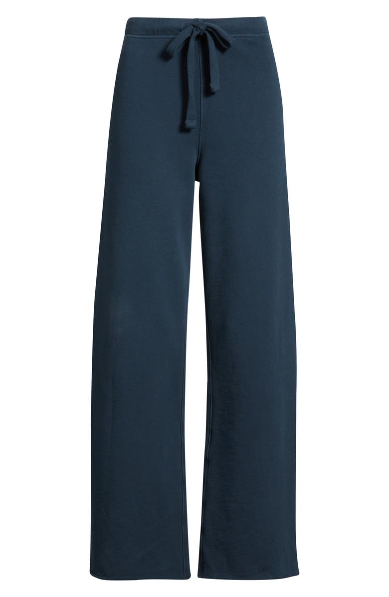 Frank & Eileen Catherine Raw Hem Cotton Sweatpants, Alternate, color, Vintage Navy