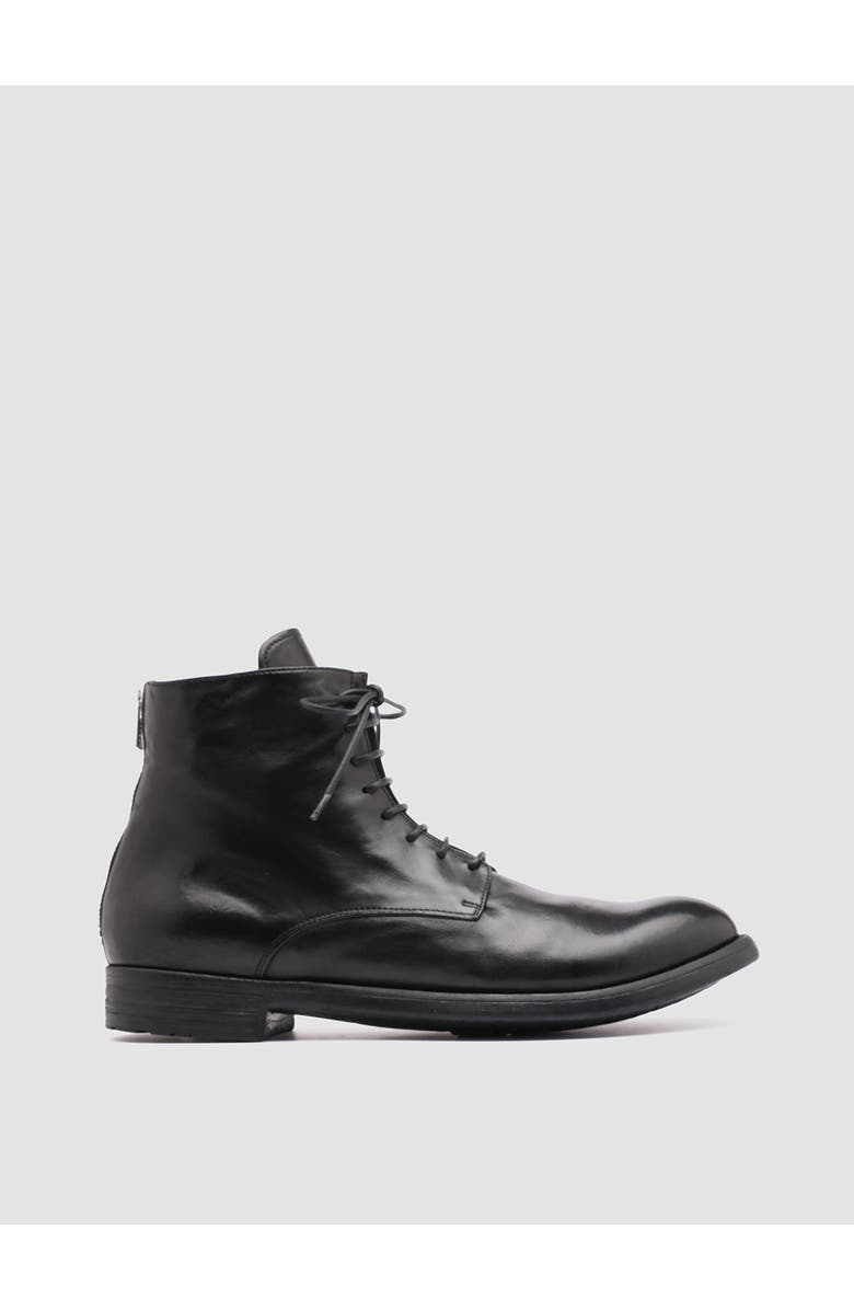 Officine Creative Hive 016 Leather Lace-Up Booti, Alternate, color, Black