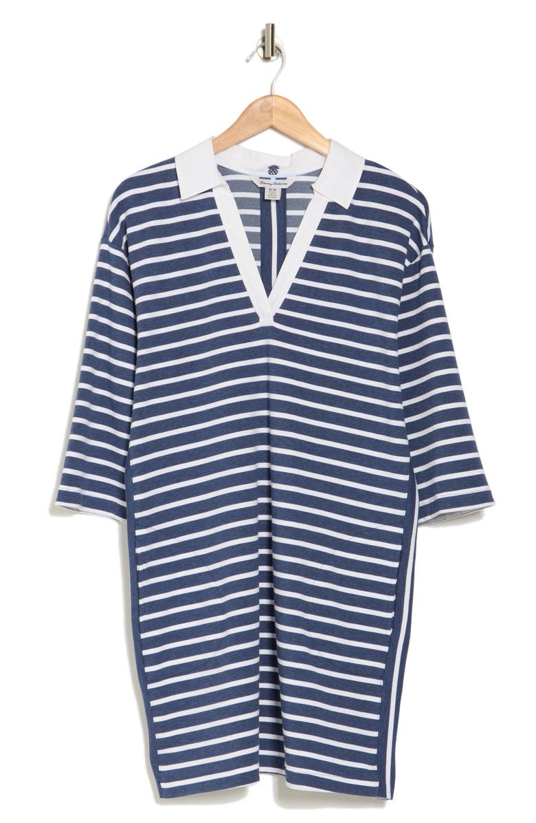 Tommy Bahama Jovanna Stripe Cotton Blend Shift Dress, Alternate, color, 