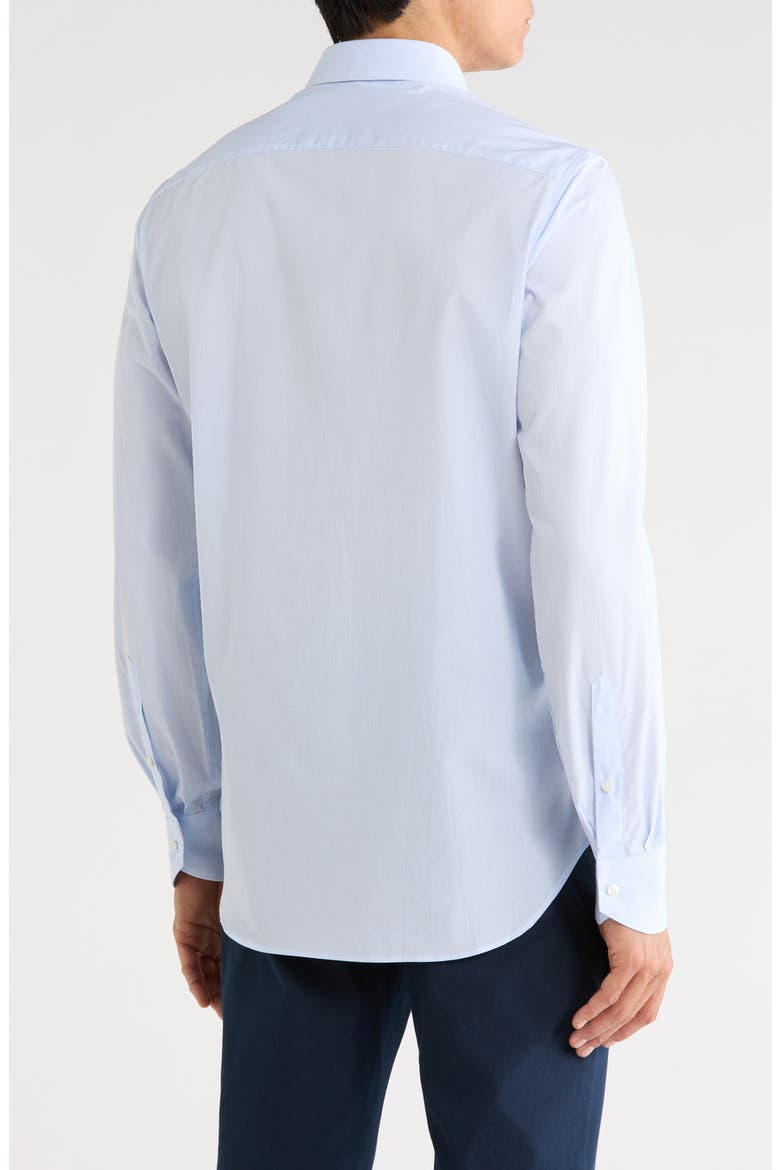 Regular Fit Mini Check Dress Shirt, Alternate, color, BLUE