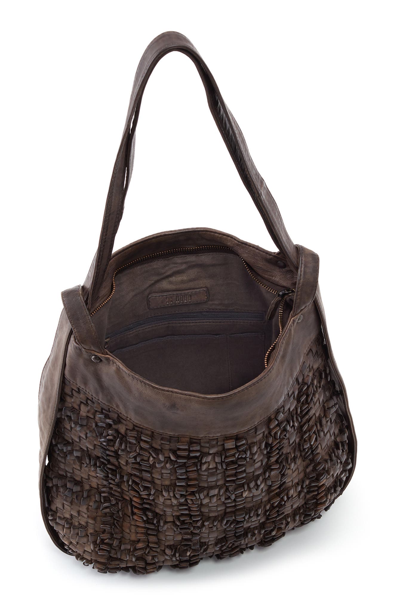 HOBO Strike Woven Leather Tote, Alternate, color, 