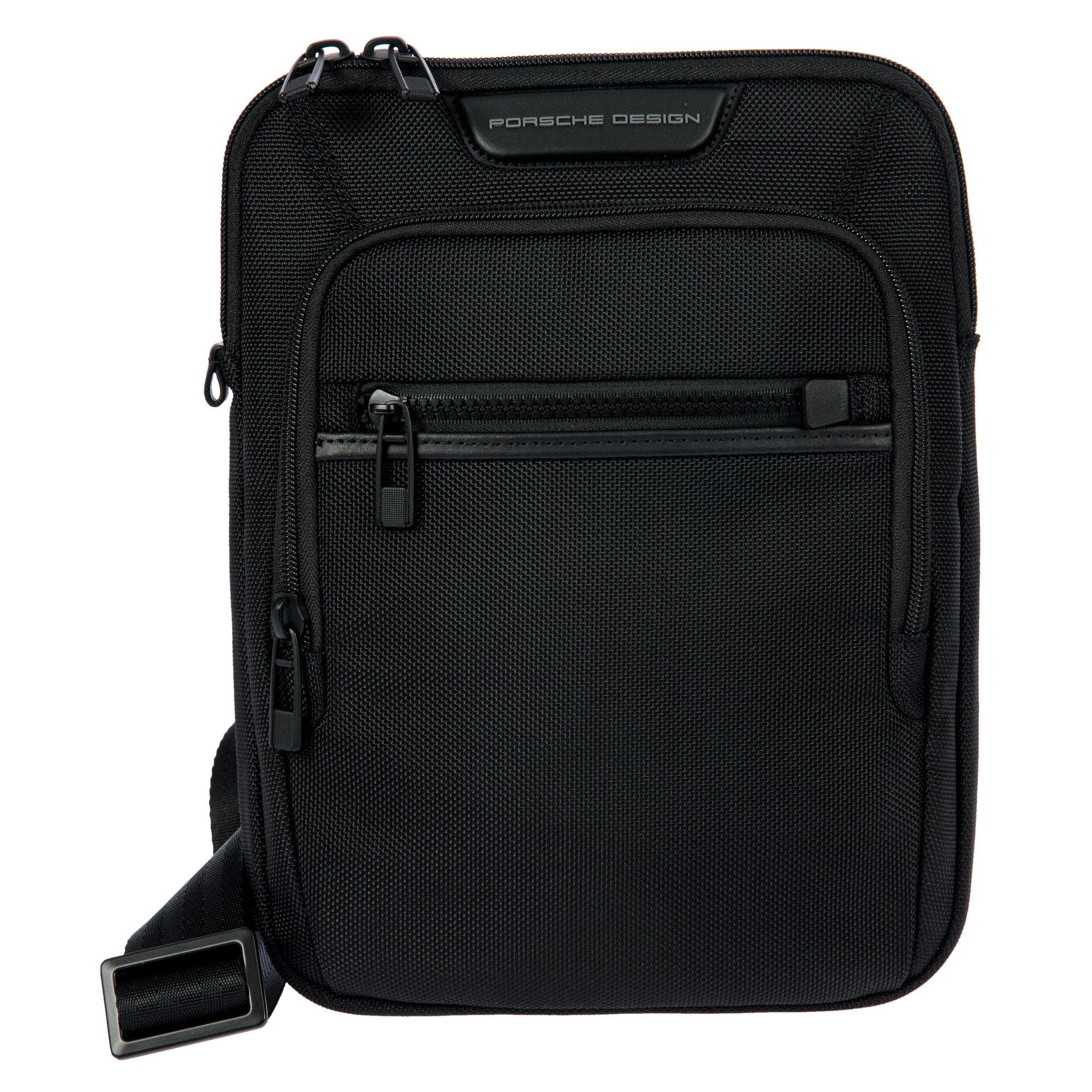 Porsche Design Roadster EVO Nylon Shoulder Bag, Main, color, Black