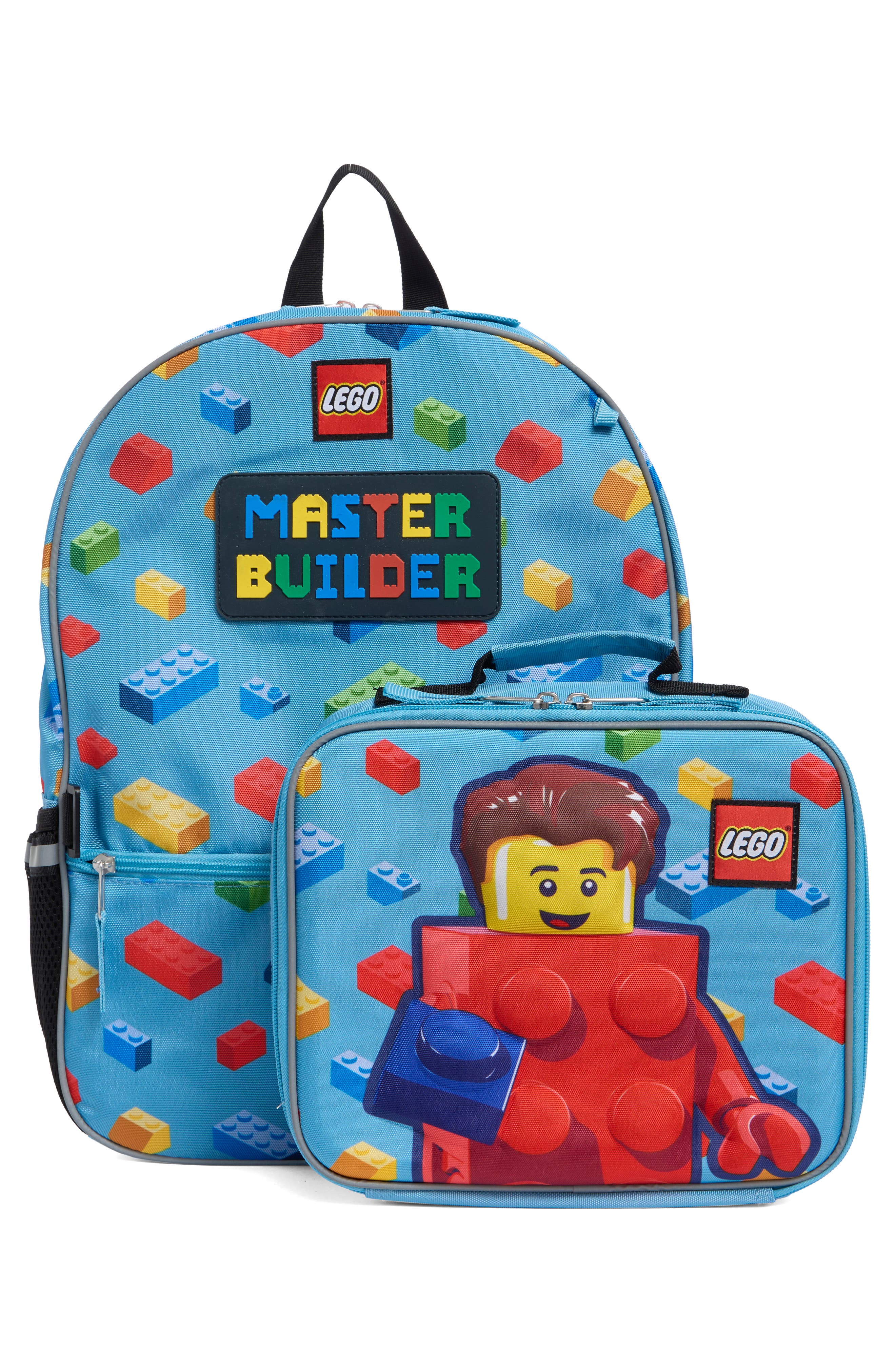 Kids' Lego Backpack & Lunch Box, Alternate, color, BLUE