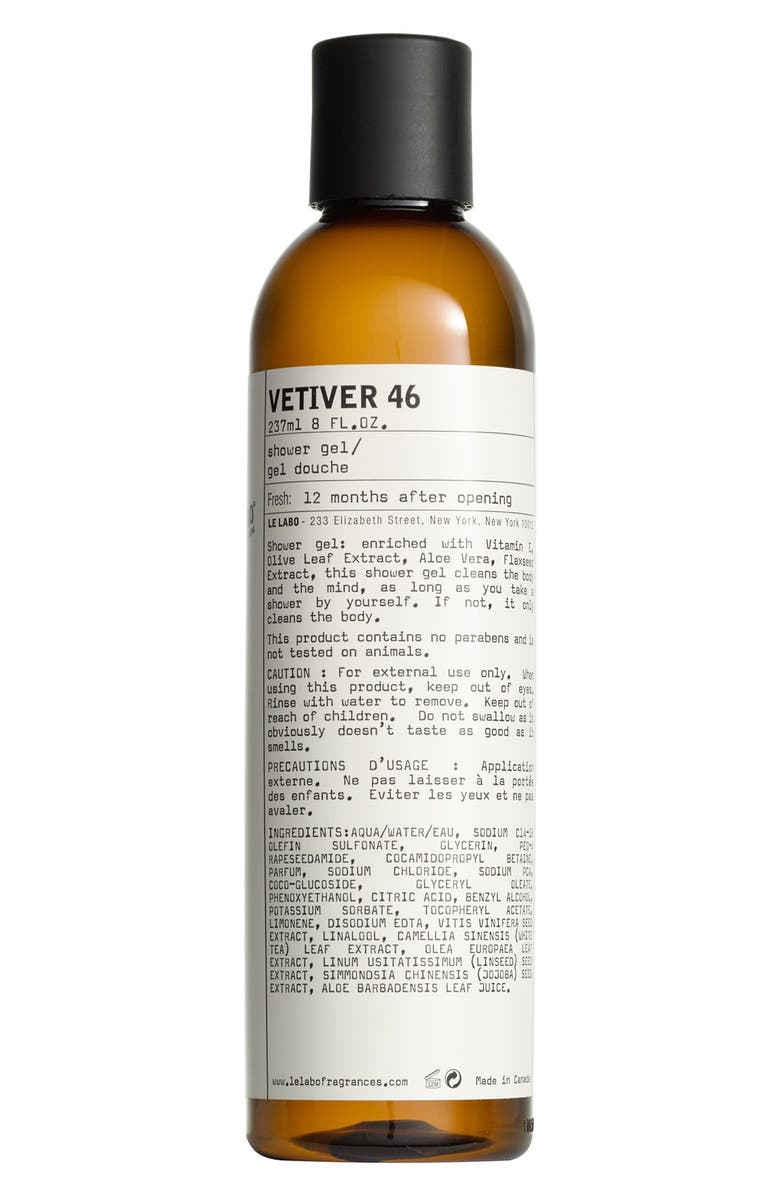Le Labo Vetiver 46 Shower Gel, Main, color, 