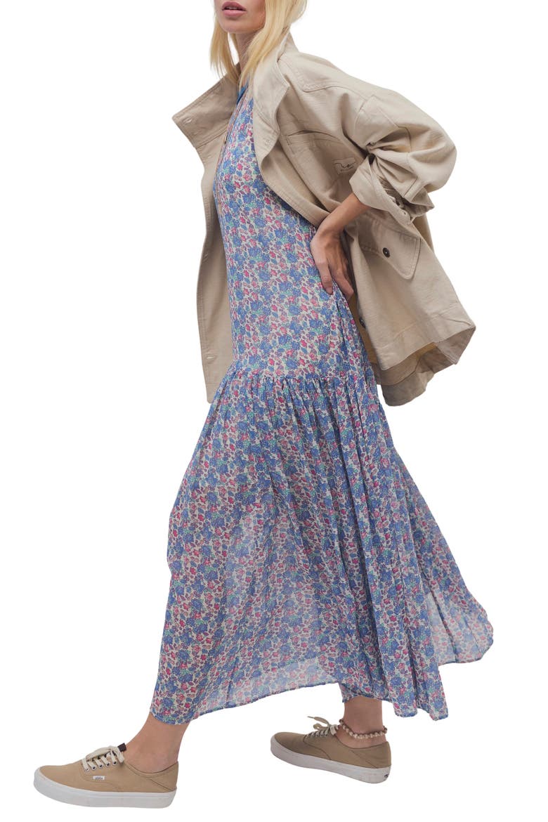 Courtside Crush Floral Maxi Dress, Alternate, color, GARDEN COMBO