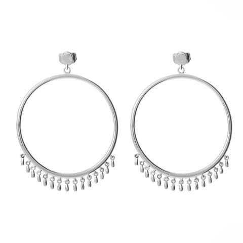 Waterfall Circle Earrings