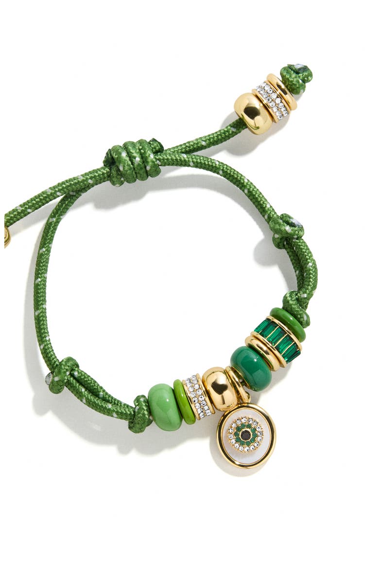 Eye Candy Evil Eye Paracord Bracelet, Alternate, color, GREEN