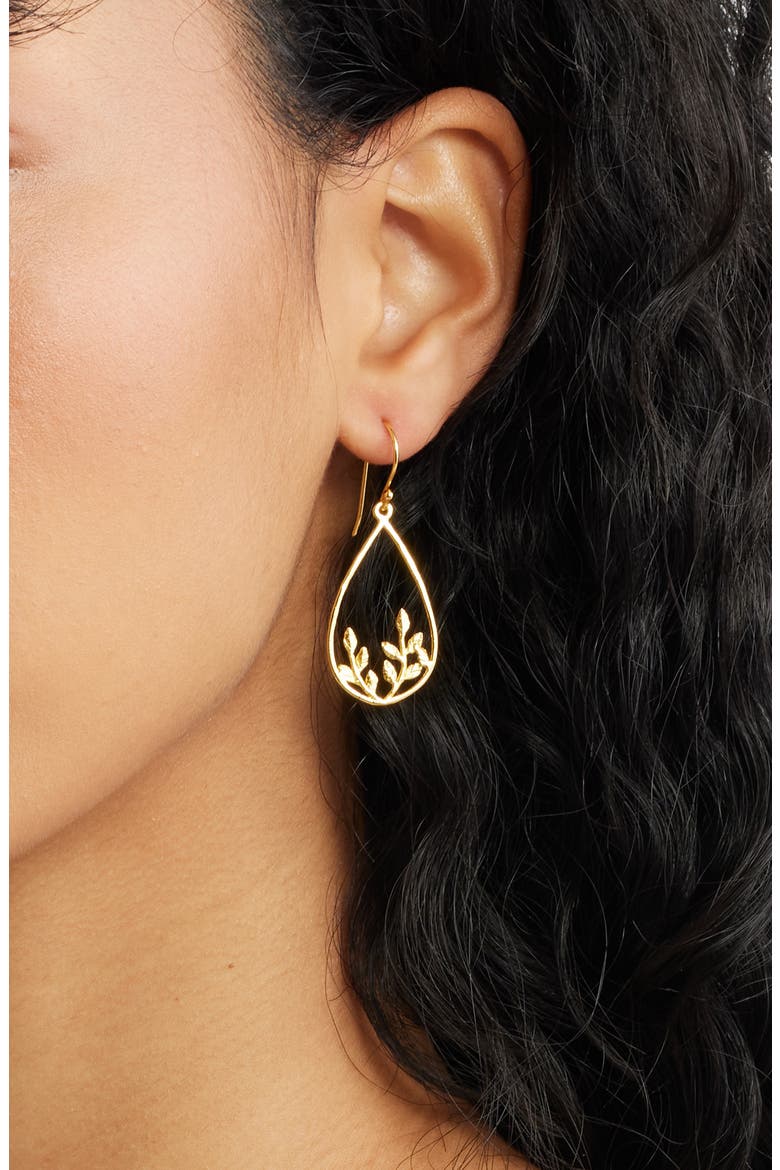 Eden Petite Teardrop Earrings, Alternate, color, GOLD