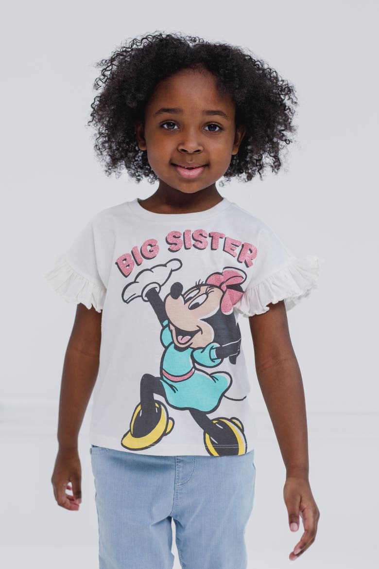 Minnie Mouse Short Sleeve T-Shirt, Alternate, color, Tusk Minnie Mouse
