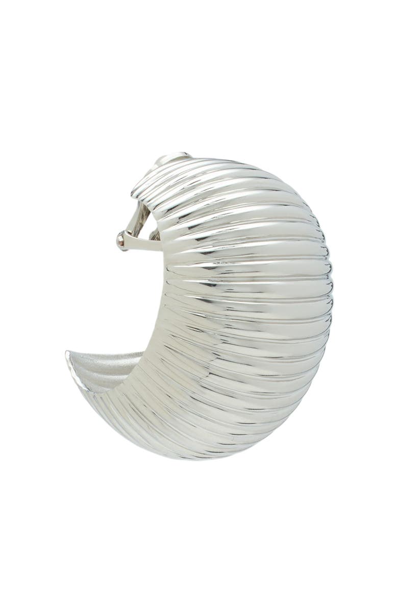 Lanvin Arpège xl Earrings, Alternate, color, Silver