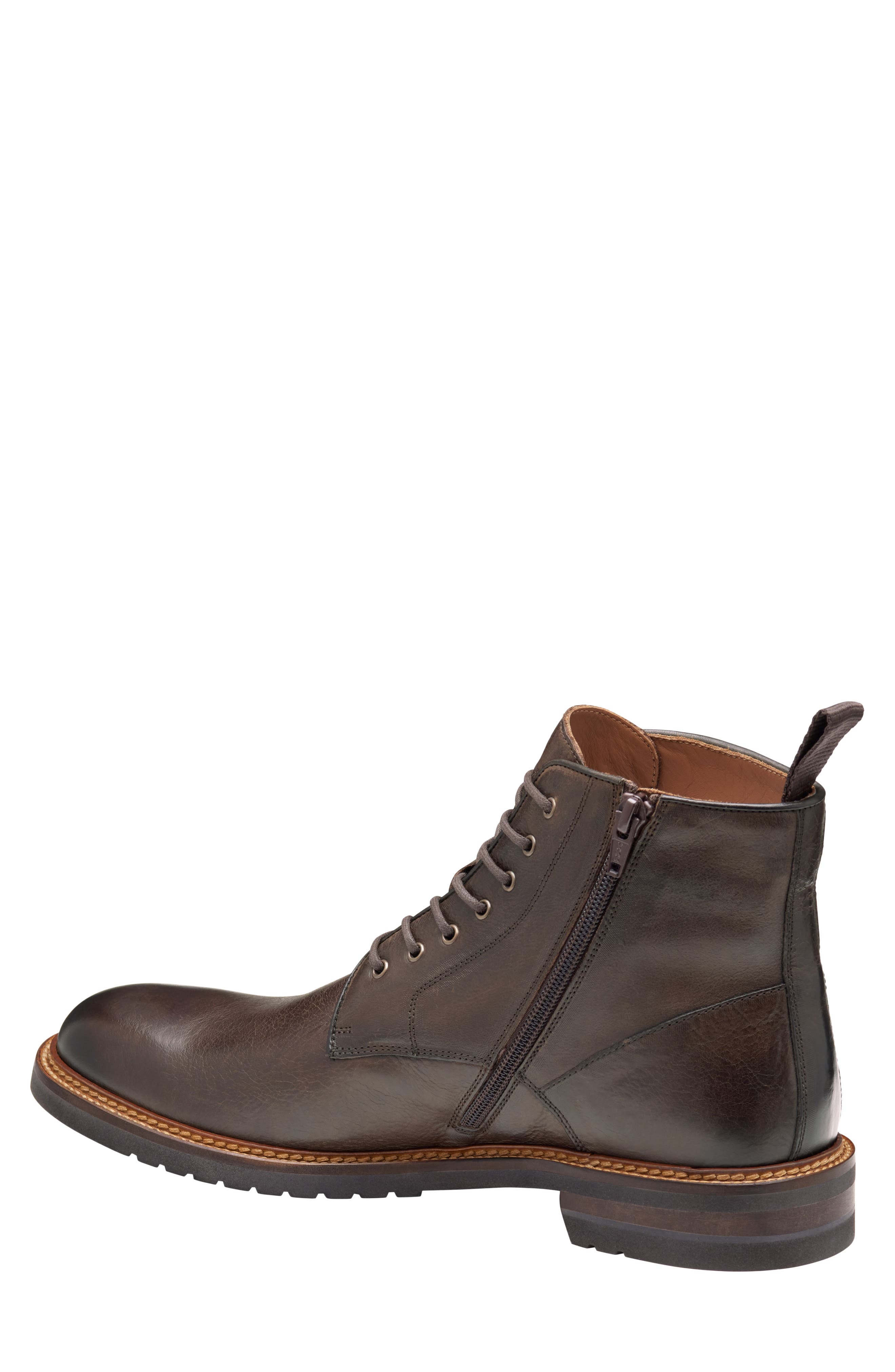 Hartford Plain Toe Boot, Alternate, color, DARK BROWN ITALIAN CALFSKIN