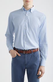Peter Millar Leo Performance Twill Sport Shirt