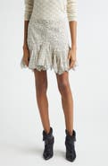 Isabel Marant Étoile Daneen Ruffle Cotton Miniskirt