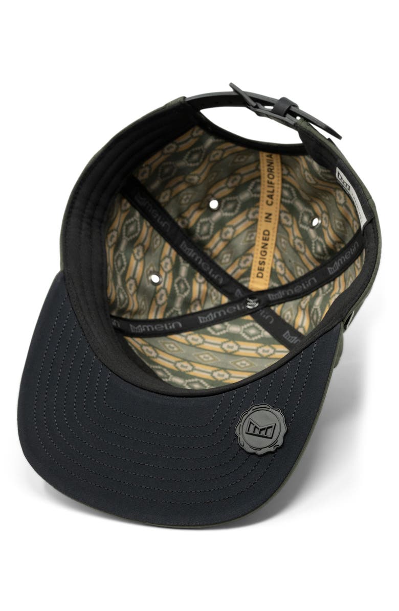 Melin Trenches Icon Thermal Ripstop Performance Strapback Hat, Alternate, color, Military
