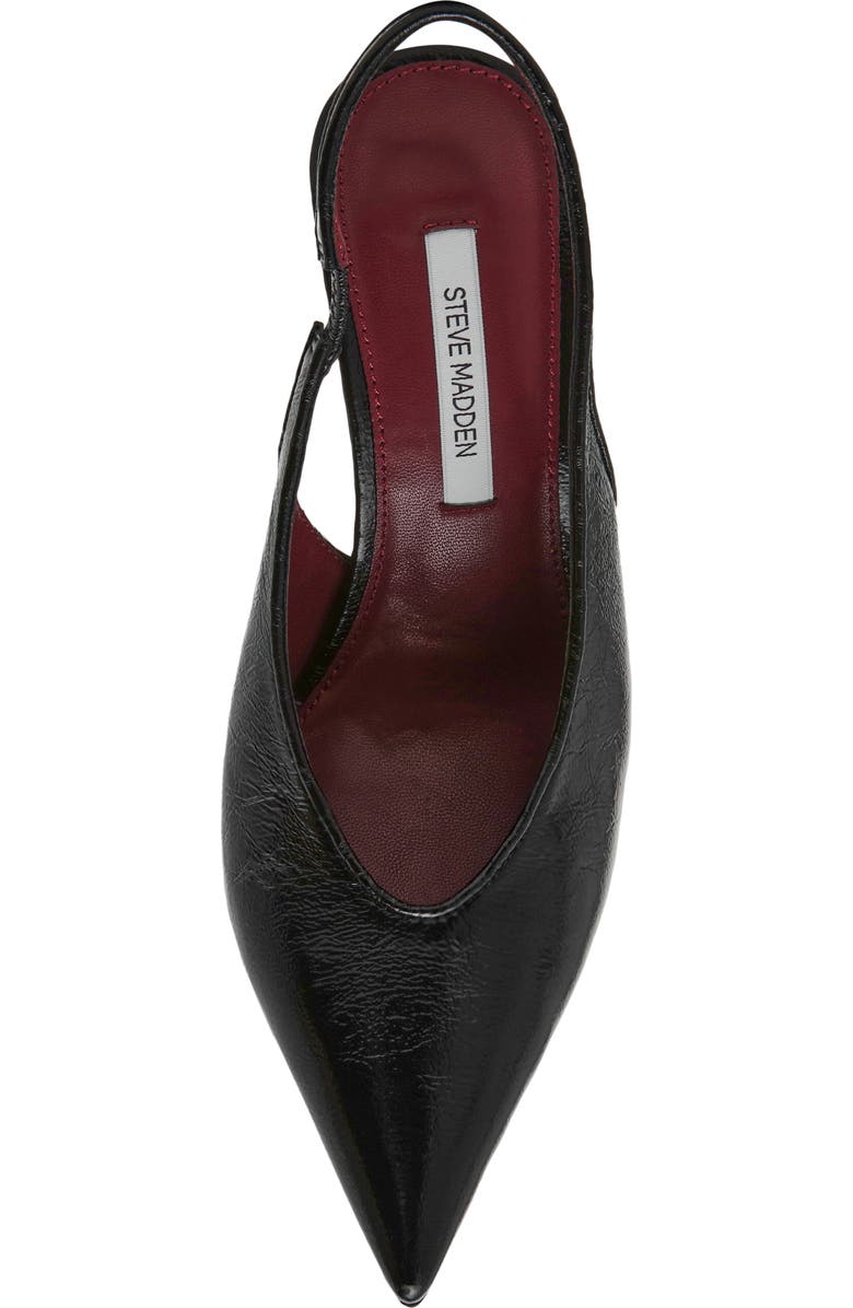 Steve Madden Andromeda Slingback Pumps, Alternate, color, Black Leather