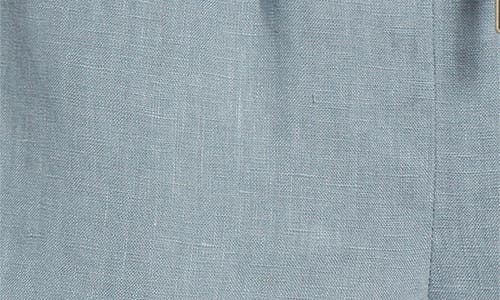 Eleventy Drawstring Linen Shorts In Dust