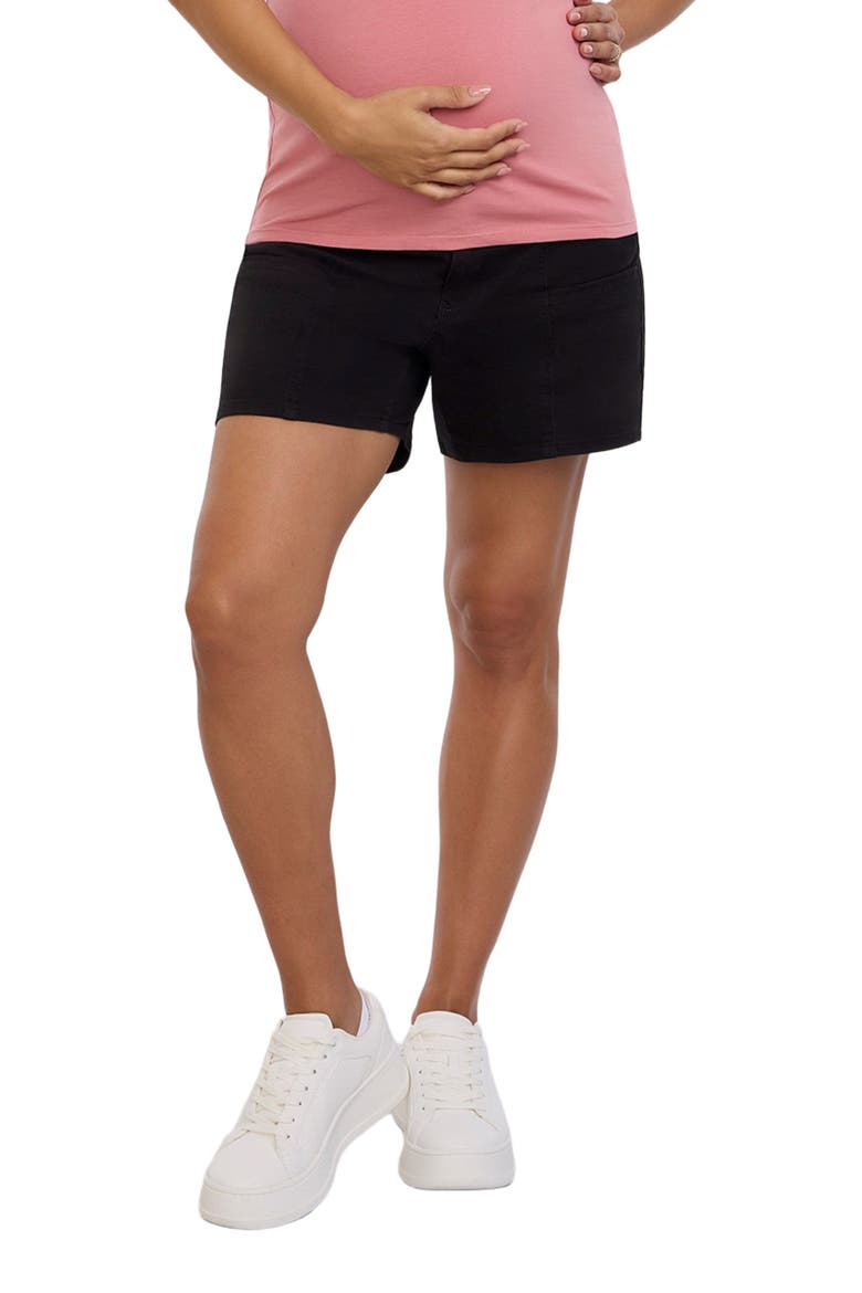 Under the Belly Utility Maternity Short, Main, color, Black