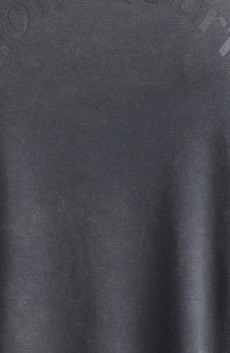 STOCKHOLM SURFBOARD CLUB Eye Organic Cotton Logo Henley, Alternate, color, Black