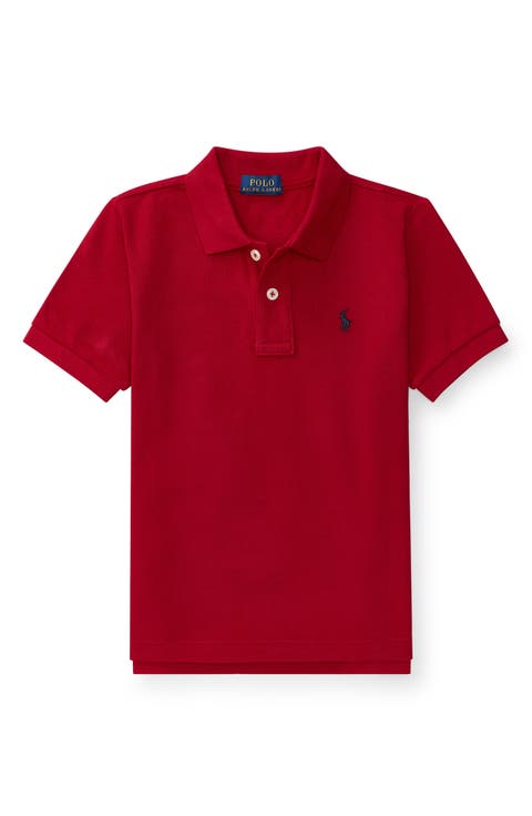 Kids' Solid Cotton Piqué Knit Polo (Toddler & Little Kid)