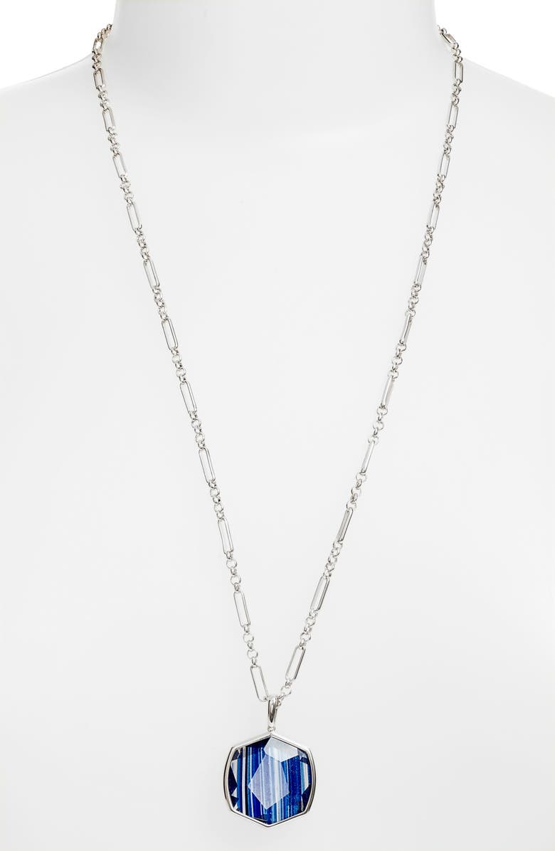 Kendra Scott Davis Long Pendant Necklace, Main, color,