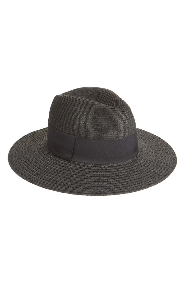 Nordstrom Wide Brim Straw Panama Hat, Main, color, 