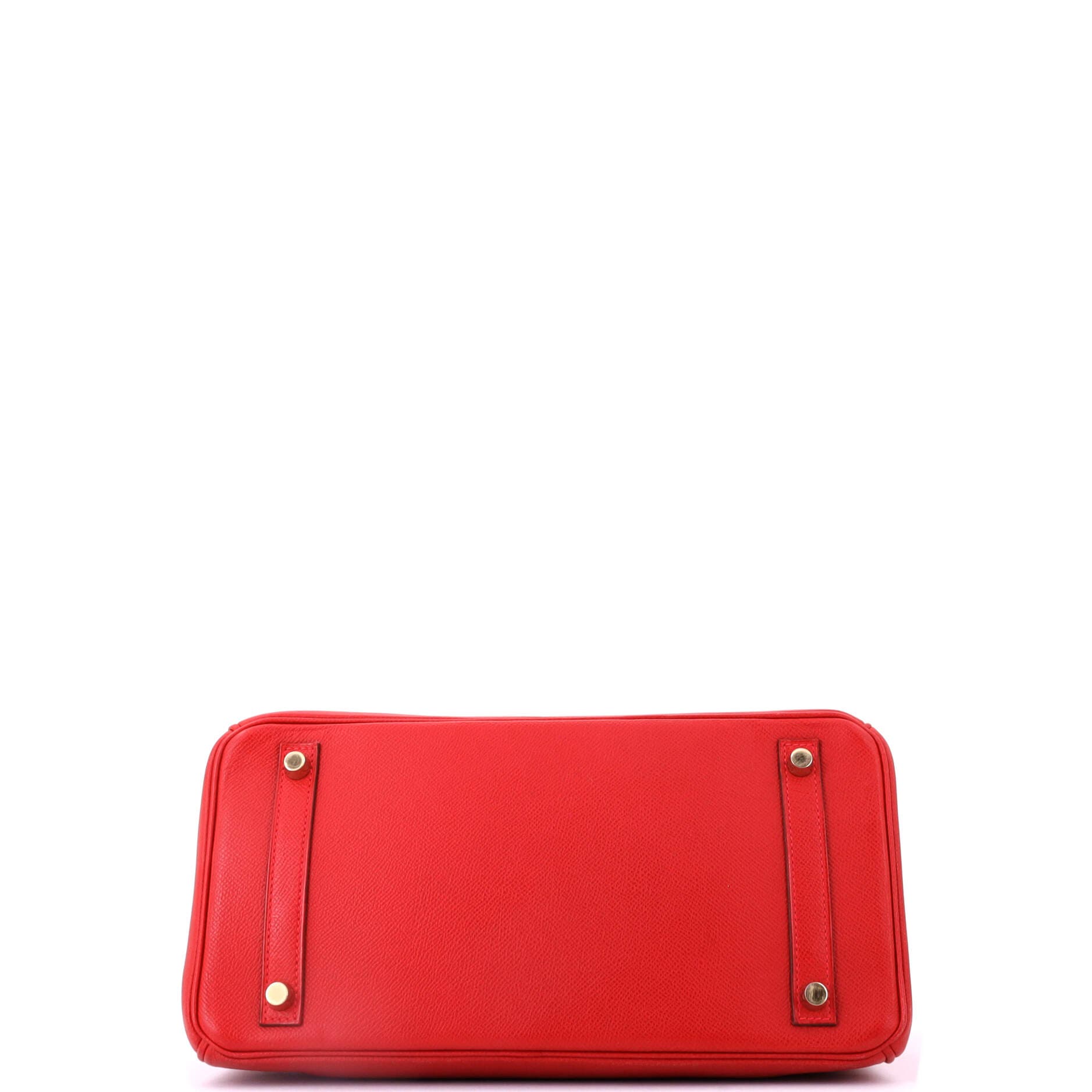 Pre-Owned Hermes Birkin Handbag Red Epsom with Gold Hardware 30, Alternate, color, Rouge Casaque