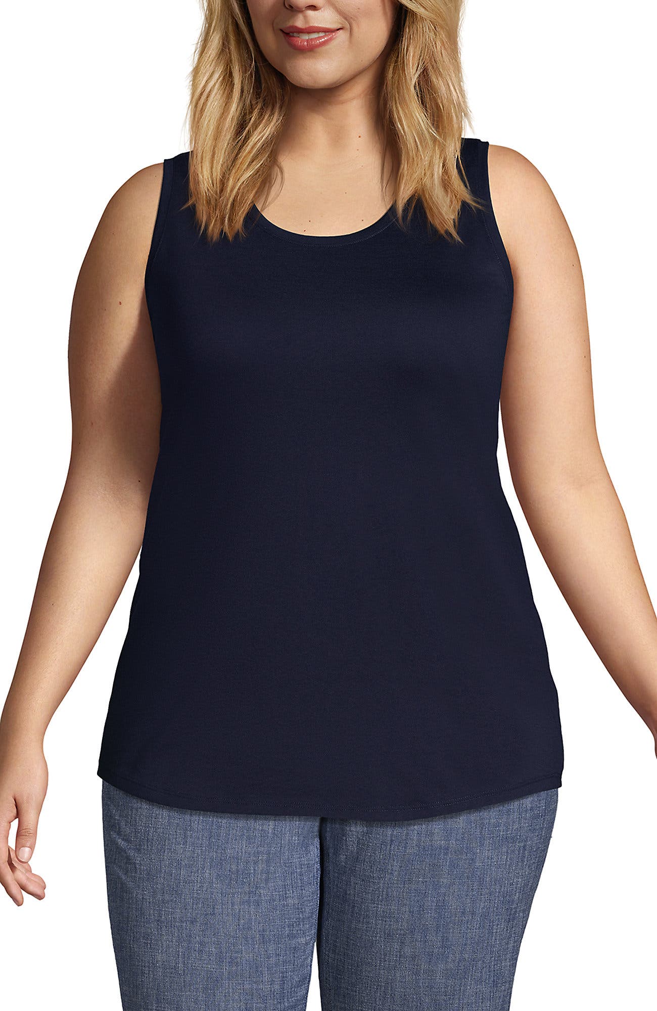 Supima Cotton Tunic Tank Top - image 3