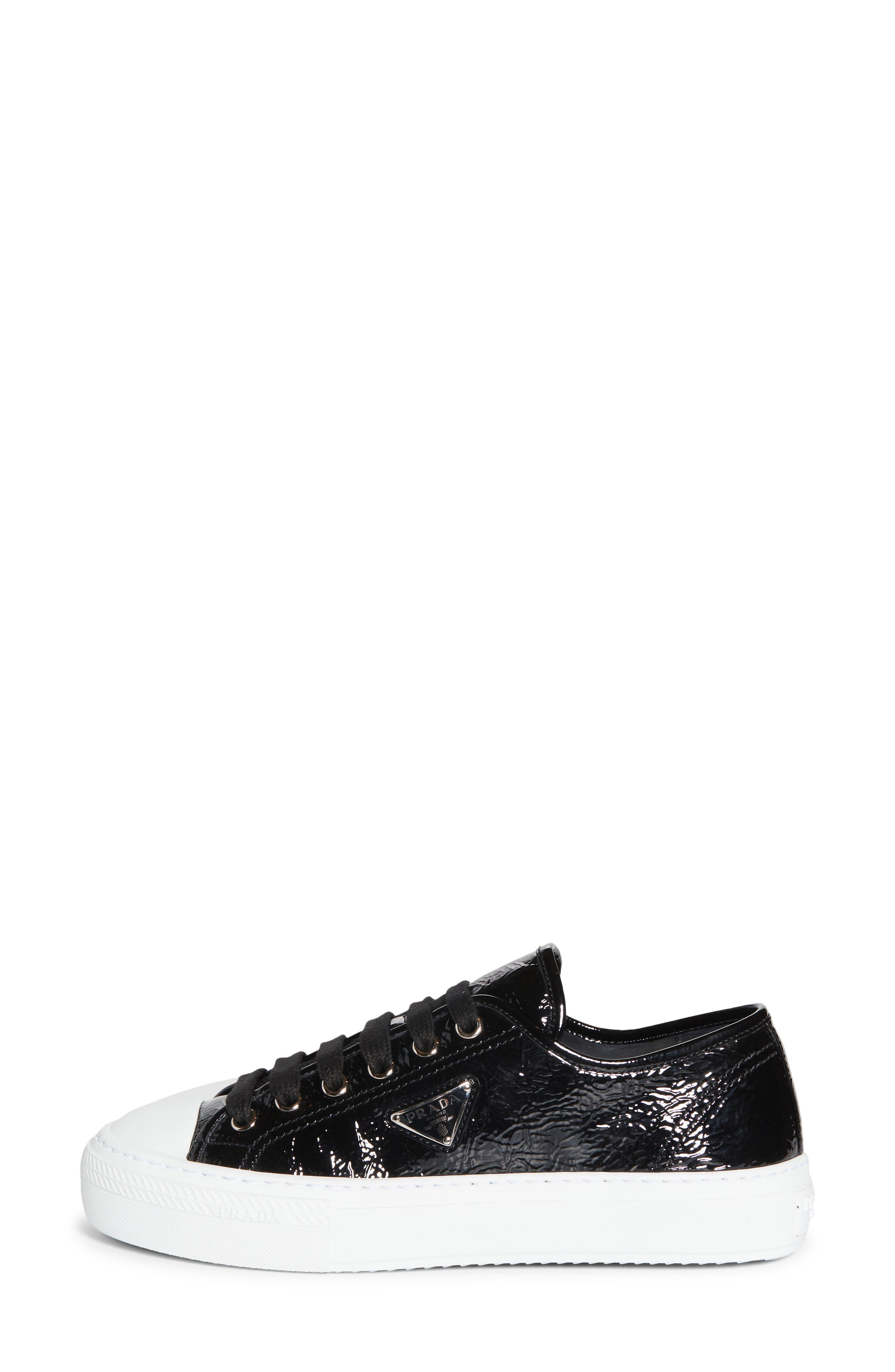 Prada Naplak Low Top Sneaker, Alternate, color, 
