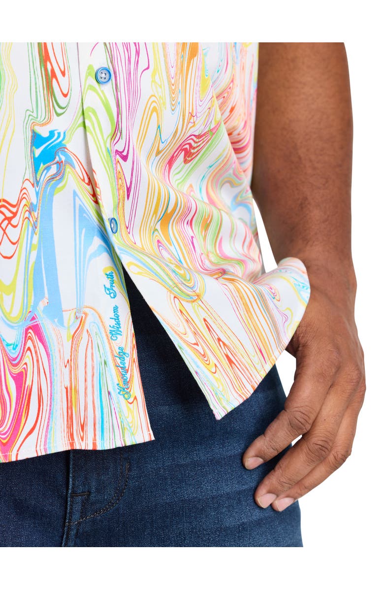 Robert Graham Big & Tall Bellenden Sport Shirt, Alternate, color, Multi