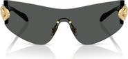 Versace 142mm Pillow Shield Sunglasses
