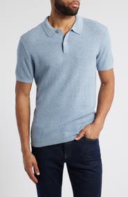 Robert Barakett Neo Short Sleeve Polo Sweater