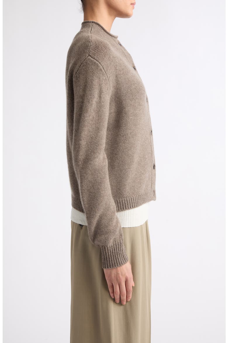 Zirelle Cashmere Cardigan, Alternate, color, TRUFFLE