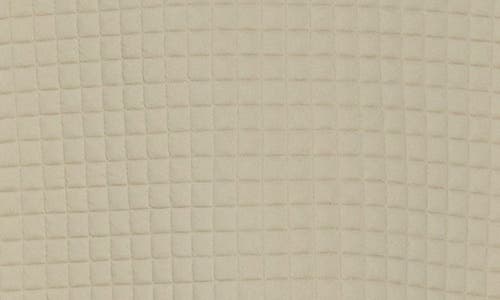 Fleece Factory Cube Quilted Hoodie In Ivory
