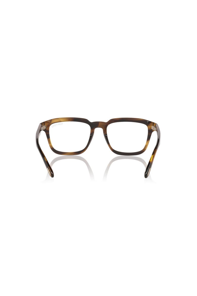 54mm Rectangle optical glasses, Alternate, color, Tortoise