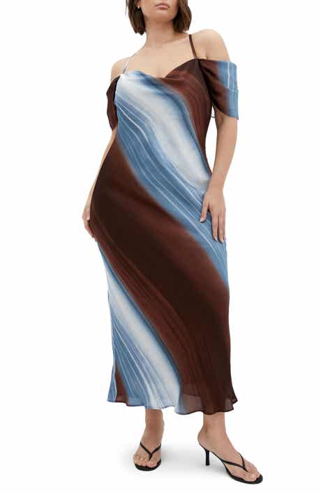 City Chic Levitate Off the Shoulder Dress