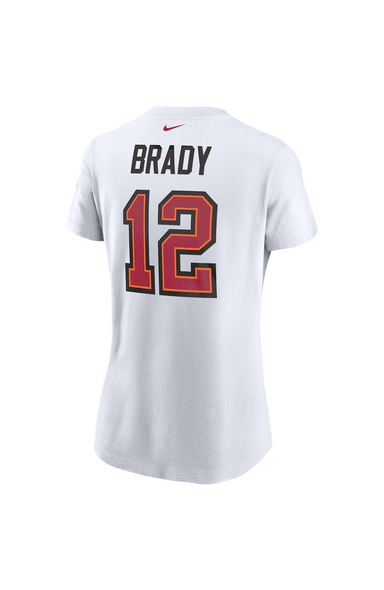 Nike Women's Nike Tom Brady White Tampa Bay Buccaneers Name & Number T-Shirt, Alternate, color, White