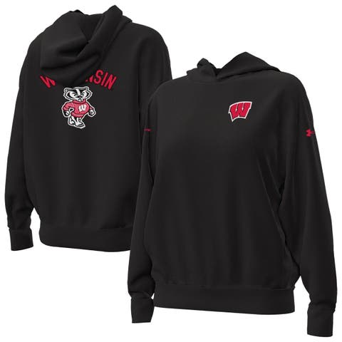 Women
s Under Armour Black Wisconsin Badgers Oversized Gameday Icon Hoodie
