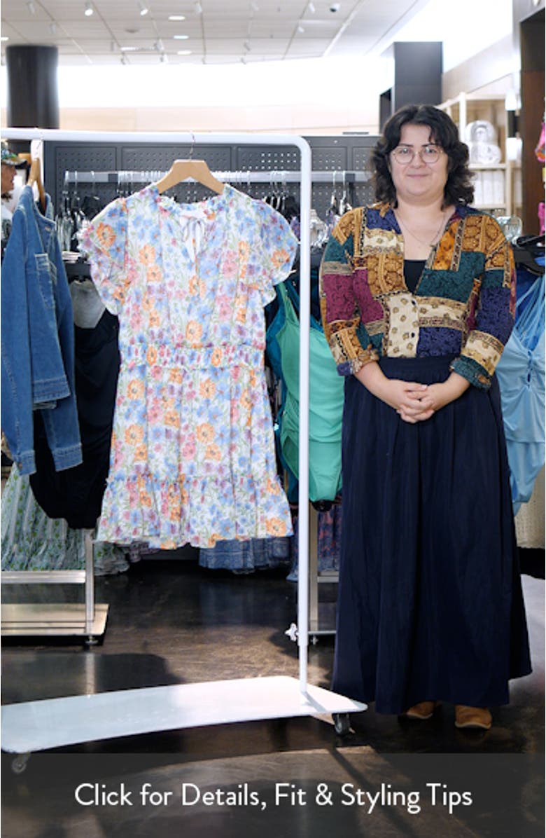 Ezia Garden Bumble Ruffle Dress, sales video thumbnail