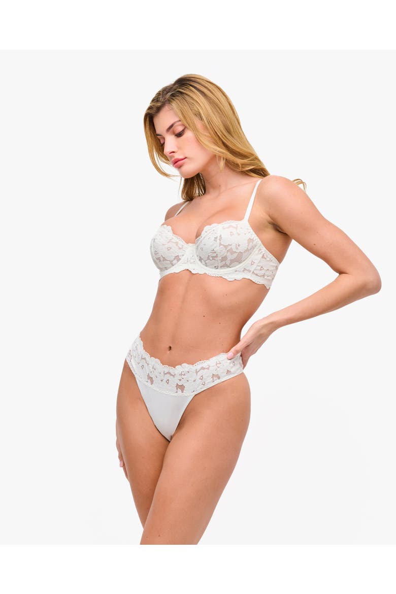 Romanza Thong, Alternate, color, Moon Ivory