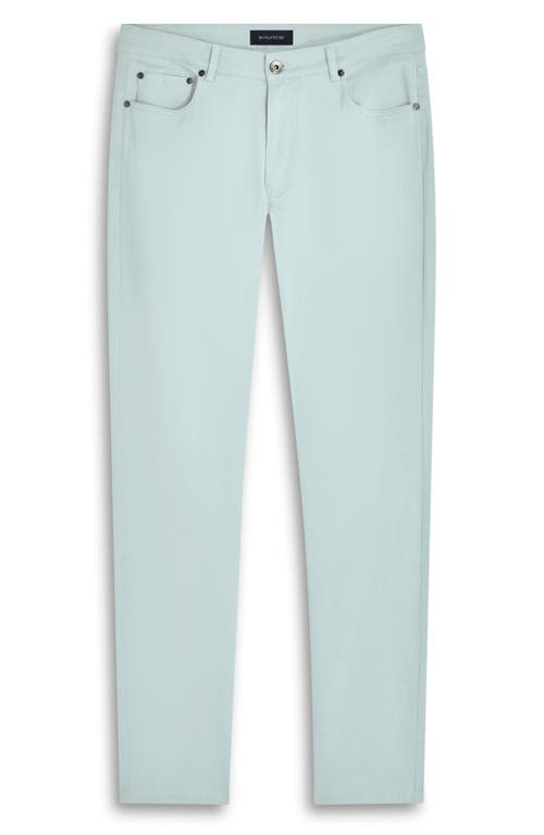 Bugatchi Preston Straight Leg Five Pocket Pants In Seafoam