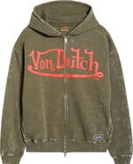 Von Dutch Oversize Fleece Zip Hoodie
