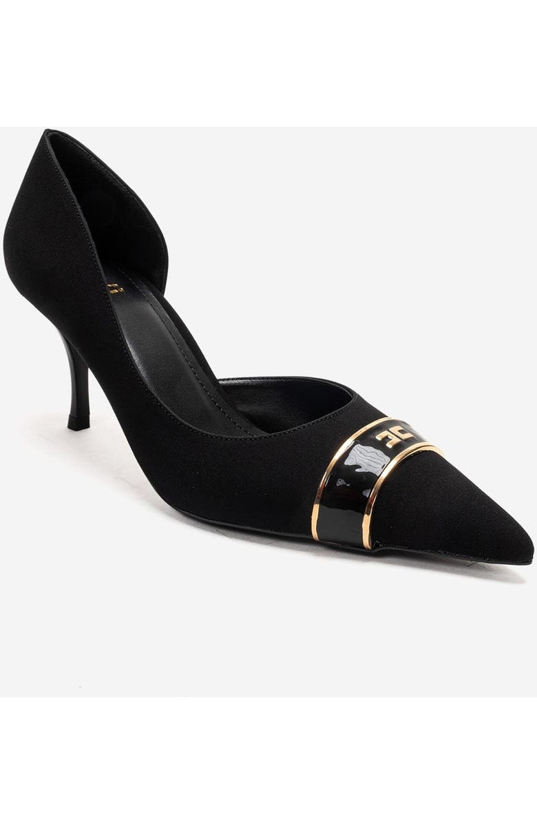 Prologue Shoes Kendra Pointed Toe Stiletto Pump, Alternate, color, Black