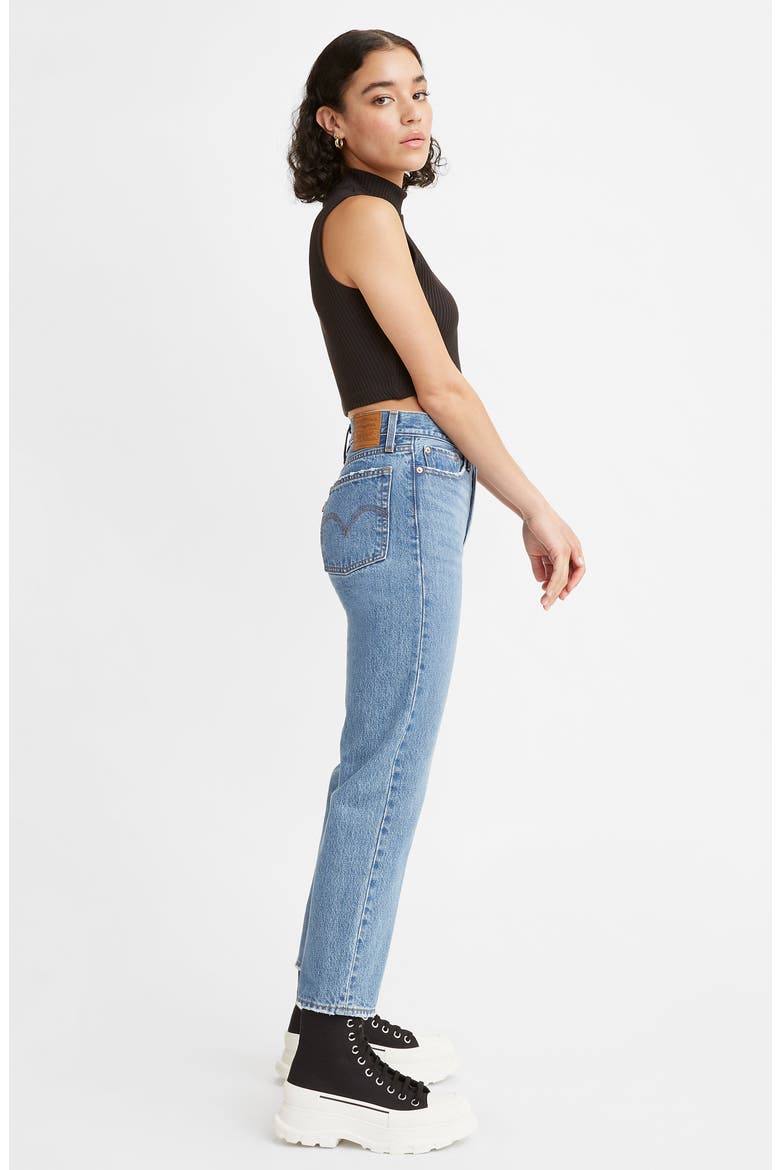 Levi's® Wedgie High Waist Straight Leg Jeans, Alternate, color, OXNARD HAZE