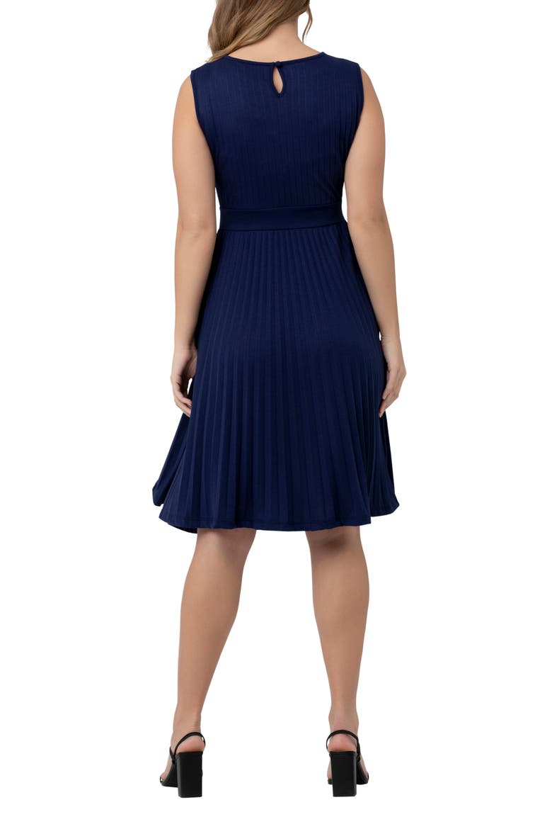 Knife Pleat Dress - Round Neck, Alternate, color, BLUEPRINT